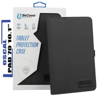Cover for the tablet BeCover Slimbook Oscal Pad 70 10.1" Black (713011)