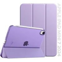 Tablet case BeCover Tri Fold Hard BeCover Apple iPad Mini 7 2024 Purple (712455)