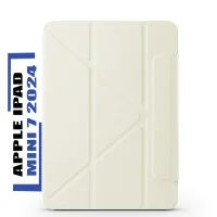 BeCover Ultra Slim Origami Magnetic tablet case for Apple iPad Mini 7 2024 Beige (712948)