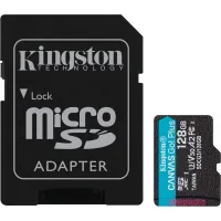 Memory card Kingston 128GB microSDXC class 10 UHS-I U3 V30 A2 Canvas Go Plus G4 (SDCG4/128GB)
