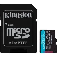 Memory card Kingston 256GB microSDXC class 10 UHS-I U3 V30 A2 Canvas Go Plus G4 (SDCG4/256GB)