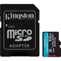 Memory card Kingston 512GB microSDXC class 10 UHS-I U3 V30 A2 Canvas Go Plus G4 (SDCG4/512GB)
