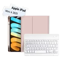 Cover for the tablet BeCover with keyboard Apple iPad Mini 6 2021 Pink (712990)