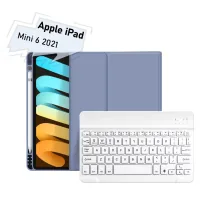 Cover for the tablet BeCover with keyboard Apple iPad Mini 6 2021 Purple (712991)