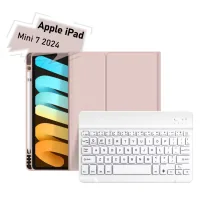 Cover for the tablet BeCover with keyboard Apple iPad Mini 7 2024 Pink (712996)