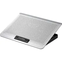 Підставка до ноутбука IceCoorel 10-15.6", 6*60mm 580 RPM, 2*USB, 350x225x26mm, Silver (A19)