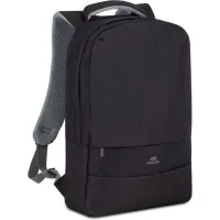 RivaCase 15.6" laptop backpack 7562 water-repellent, anti-theft, Black (7562Black)
