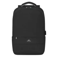 RivaCase 17.3" laptop backpack 7567 Prater, Black, anti-theft (7567(Black)