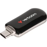 USB flash drive Verbatim 128GB Plectra Black USB-C (30225)