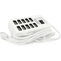 Концентратор Voltronic USB 2.0 to 10xUSB passive (05730)