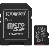 Memory card Kingston 512GB microSDXC class 10 UHS-I U3 V30 A1 Canvas Select Plus (SDCS3/512GB)