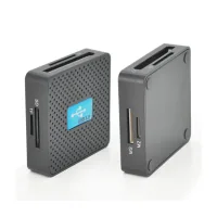 Flash card reader Voltronic USB 3.0 to SD/MMC/MS/TF/M2 black (HDH-939B/08624)