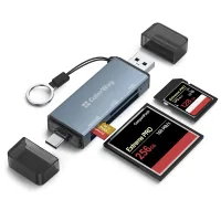 ColorWay USB 2.0/USB-C to CF/SD/MicroSD flash card reader (CW-CR-01)
