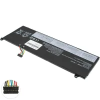 Акумулятор до ноутбука Lenovo ThinkBook 14s Yoga L19M4PDB, 60Wh (3907mAh), 4cell, 15.36V, Li-Ion (A71131)
