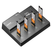 Docking station for Maiwo 4*NVMe M.2 SSD Key M/B+M to USB4.0 USB-C 40Gbps (K3015P4)