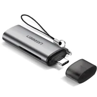 Flash card reader Ugreen USB Type-C 3.1 to TF/SD CM184 Gray (50704)
