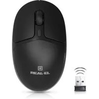 Mouse REAL-EL RM-335W Wireless Black (EL123200055)
