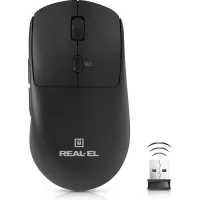 Mouse REAL-EL RM-355W Wireless Black (EL123200054)