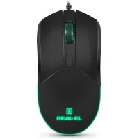 Мишка REAL-EL RM-515 USB Black (EL123200059)