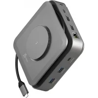 Порт-реплікатор J5create Dock-Station USB-C 10-in-1 (HDMI/PD/USB-A/USB-C/LAN) (JCD3199-N)