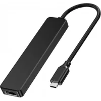 Choetech Dock-Station USB-C 5-in-1 port replicator (HDMI/PD/USB-A/USB-C) (HUB-M80-BK)