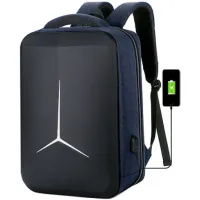 Laptop backpack Voltronic 15.6", TT-2020-2Bl, Nylon, Polyester, Oxford, Blue USB (TT-2020-2Bl)