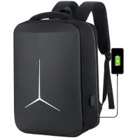 Рюкзак для ноутбука Voltronic 15.6", TT-2020-2G, Nylon, Polyester, Oxford, Gray, USB (45011)