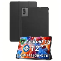 Cover for the tablet BeCover Smart Case Blackview Tab Mega 2 12.0" Black (715133)