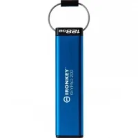 USB flash drive Kingston 128GB IronKey Keypad 200 Type-C Encrypted Blue USB 3.2 (IKKP200C/128GB)