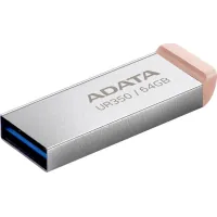 USB flash drive ADATA 64GB UR 350 Silver/Beige USB 3.2 (UR350-64G-RSR/BG)