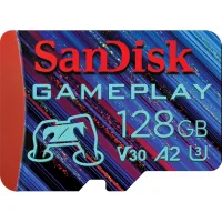 Memory card SanDisk 128GB microSD class 10 UHS-I U3 V30 A2 GamePlay (SDSQXAA-128G-GN6XN)
