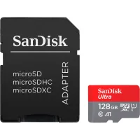 Memory card SanDisk 128GB microSD class 10 UHS-I A1 Ultra (SDSQUAB-128G-GN6IA)