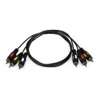 Кабель мультимедійний 3xRCA M to 3xRCA M 5.0m Atcom (10713)