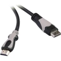 Кабель мультимедійний DisplayPort M to HDMI M 1.8m Viewcon (VD 119-1,8м.)