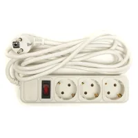 Mains power supply filter PowerPlant 3 m, 3 sockets, European standard (JY-1054/3) (PPSA10M30S3)