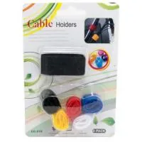 Cable holder Extradigital Cable Holders CC-918 (Color Set) * 6 (KBC1728)