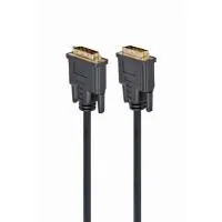 Кабель мультимедійний DVI M to DVI M 3.0m 24+1pin Cablexpert (CC-DVI2-BK-10)