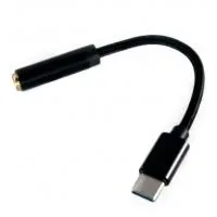 Adapter Type-C to Audio 3.5mm (Plug-Socket) 0.12m Extradigital (KBA1760)