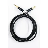 Кабель мультимедійний 3.5mm M to 3.5mm M 1.0m black Dengos (AUDIO-NTK-BLACK)