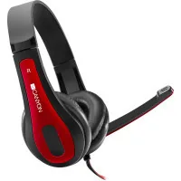 Headphones Canyon HSC-1 Black-Red (CNS-CHSC1BR)