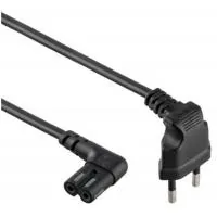 Кабель живлення C7 0.5m 0.5mm2 Merlion (PC-184/2 CEE7/16-C7 CU5)