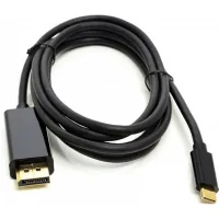 Кабель мультимедійний USB-C to DisplayPort M 1.8m Thunderbolt 3 4K PowerPlant (CA911844)