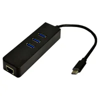 Adapter Dynamode USB 3.1 Type-C - RJ45 Gigabit Lan, 3*USB 3.0 (USB3.1-TypeC-RJ45-HUB3)