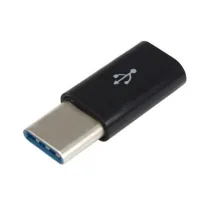 Перехідник Type-C to Micro USB Lapara (LA-Type-C-MicroUSB-adaptor black)