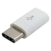 Adapter Lapara USB 3.1 Type-C male to Micro USB female OTG (LA-Type-C-MicroUSB-adaptor white)