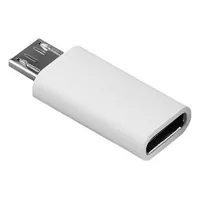 Adapter Lapara Micro USB Male to USB 3.1 Type-C Female white (LA-MaleMicroUSB-TypeC-Female white)