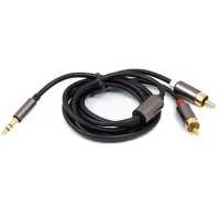 Кабель мультимедійний 3.5mm M to 2xRCA 1.0m PowerPlant (CA912834)