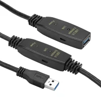 Data cable USB 3.0 AM/AF 10.0m active PowerPlant (CA912858)