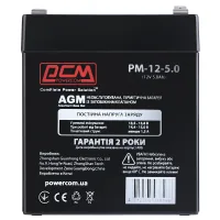 Батарея до ДБЖ Powercom PM-12-5.0, 12V 5Ah (PM-12-5.0)