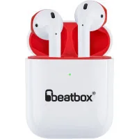 Headphones BeatBox PODS AIR 2 Wireless Charging White-Red (bbpair2wcwr)